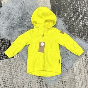 REIMA Youth Reimatec Lemon Yellow Galtby Jacket 4T NWT‎ ($95)